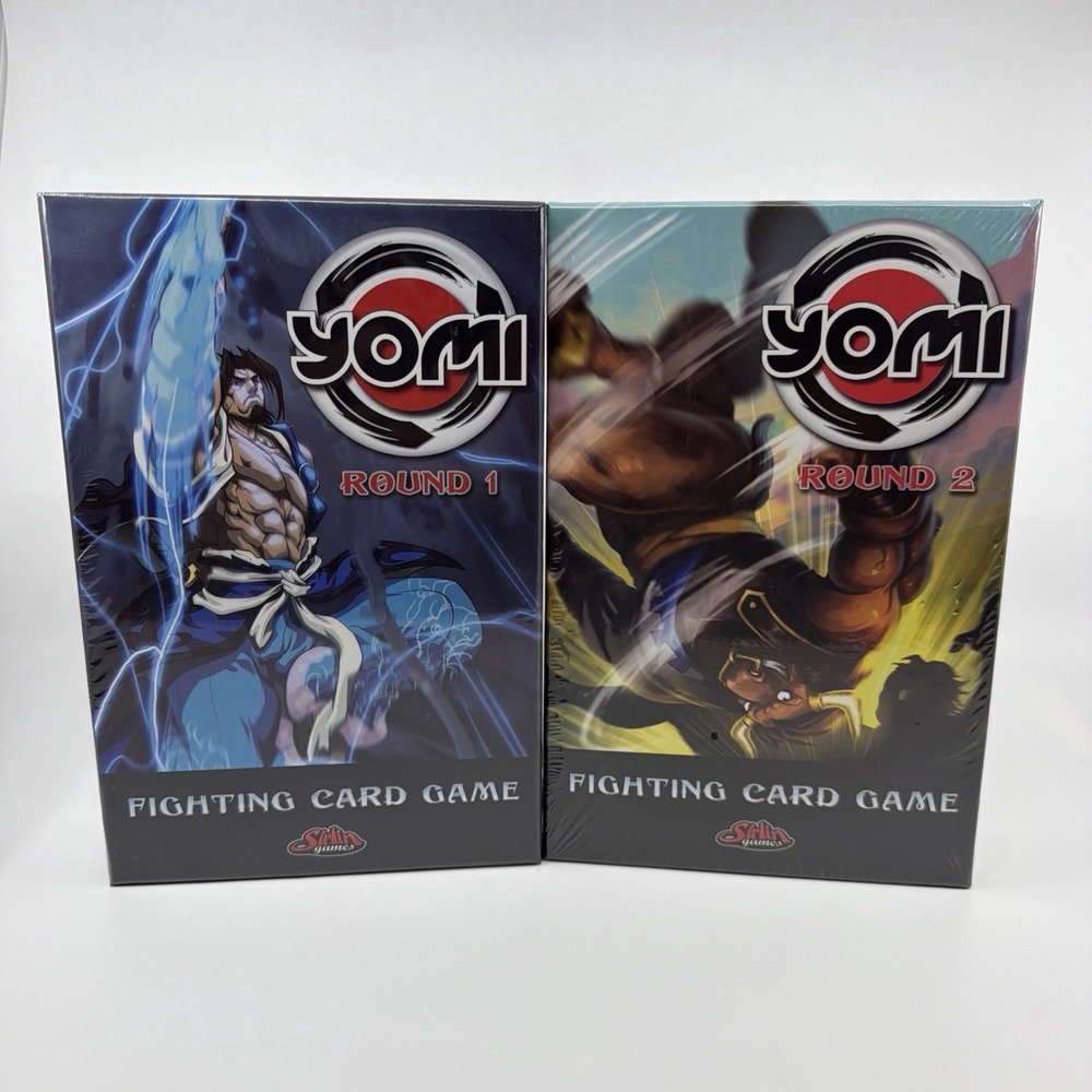 Yomi Round 1 & Round 2 Fighting Card Game Sirlin Games 2nd Edition NEW SEALED